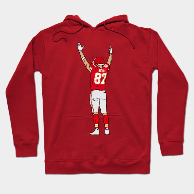 Travis Kelce Embrace The Crowd Hoodie by rattraptees